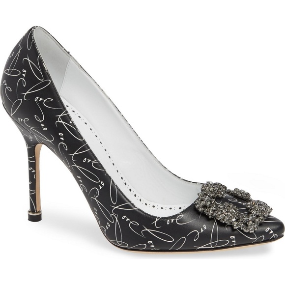 NEW MANOLO BLAHNIK Limited Edition Hangisi Pump - Picture 2 of 11